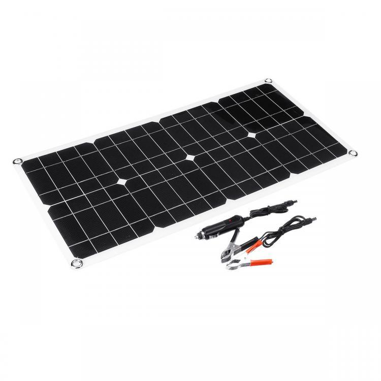shopping אלקטרוניקה וערכות עשה זאת בעצמך 100W 18V Dual USB Solar Panel Battery Solar Cell Module Car Outdoor Charger Solar Power Panel 1Pcs
