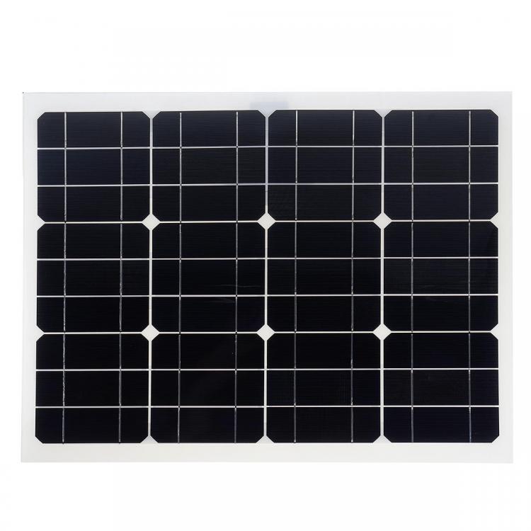 shopping אלקטרוניקה וערכות עשה זאת בעצמך Solar Panels Double USB Interface 30W 12V/5V DC Crocodile Clip Four Heads Monocrystalline Solar Panel