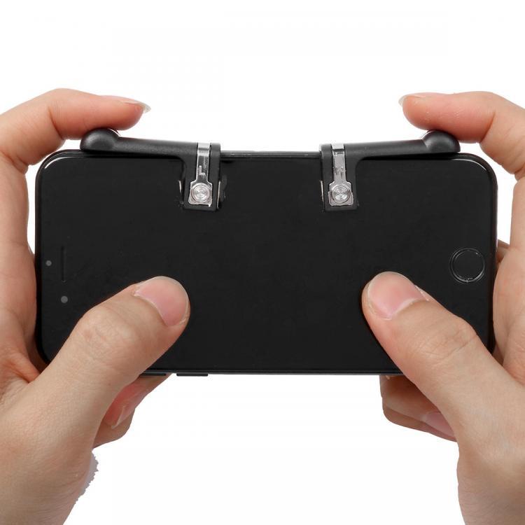 shopping משחקי וידאו וציוד Game Controller Shooter Mobile Gaming Aiming Fire Trigger Button Handle L1R1 for PUBG Mobile Game