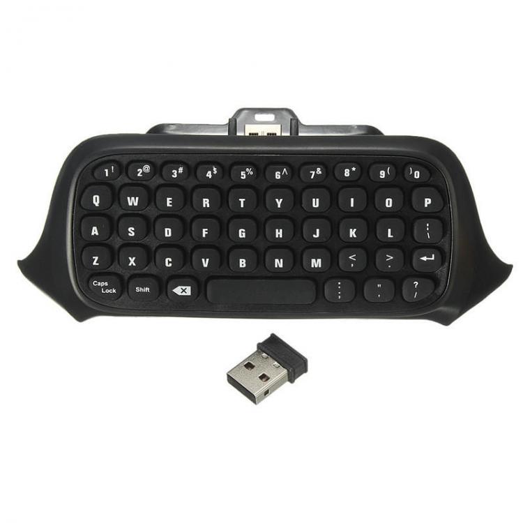 shopping משחקי וידאו וציוד 2.4G Mini Wireless Chatpad Message Keyboard for Xbox One Controller