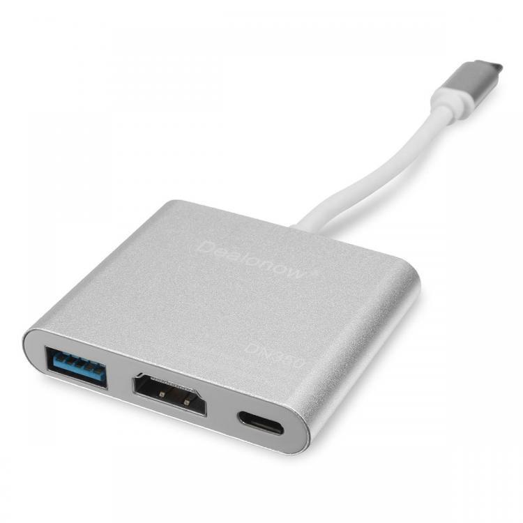 shopping משחקי וידאו וציוד Dealonow DN350 USB3.0 HD Type C Adapter Converter Cable For Nintendo Switch Game Console