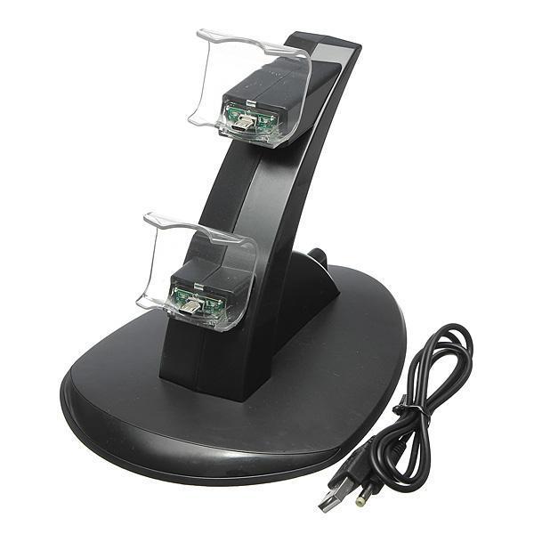 shopping משחקי וידאו וציוד Play Station 4 Dual USB Charging Dock Station Stand for PS4 Controller