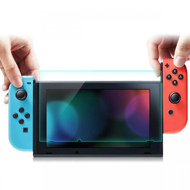 shopping משחקי וידאו וציוד 2 in 1 9H 2.5D Curved Protective Screen Film Toughened Glass Protector for Nintendo Switch Game Console