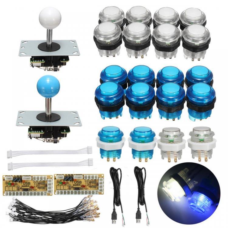 shopping משחקי וידאו וציוד Push Button Joystick USB Encoder 0 Delay Arcade Game DIY Kit Parts