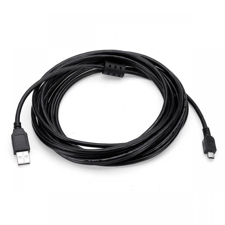 shopping משחקי וידאו וציוד 1.5/3/5M Mini 5P USB Power Charger Cable for Sony Playstation 3 Game Controller