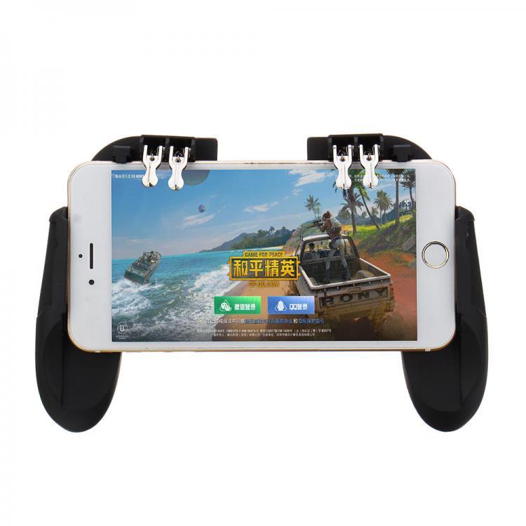 shopping משחקי וידאו וציוד H9 Six Fingers SR Cooling Fan Gamepad Controller Cooler for iPhone Android Mobile Phone for PUBG Games Without Battery