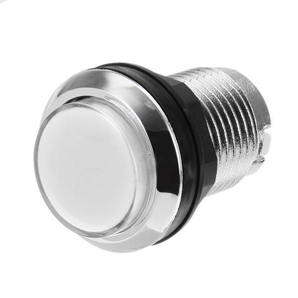 shopping משחקי וידאו וציוד 33MM Electroplated Red Blue Yellow White LED Push Button for Arcade Game Console Controller DIY