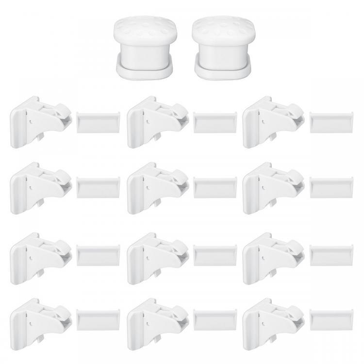 shopping אבטחה והגנה 12pcs Lock+2 Key Magnetic Child Lock Baby Safety Baby Protection Cabinet Door Lock Kids Drawer Locker Security Invisible Locks