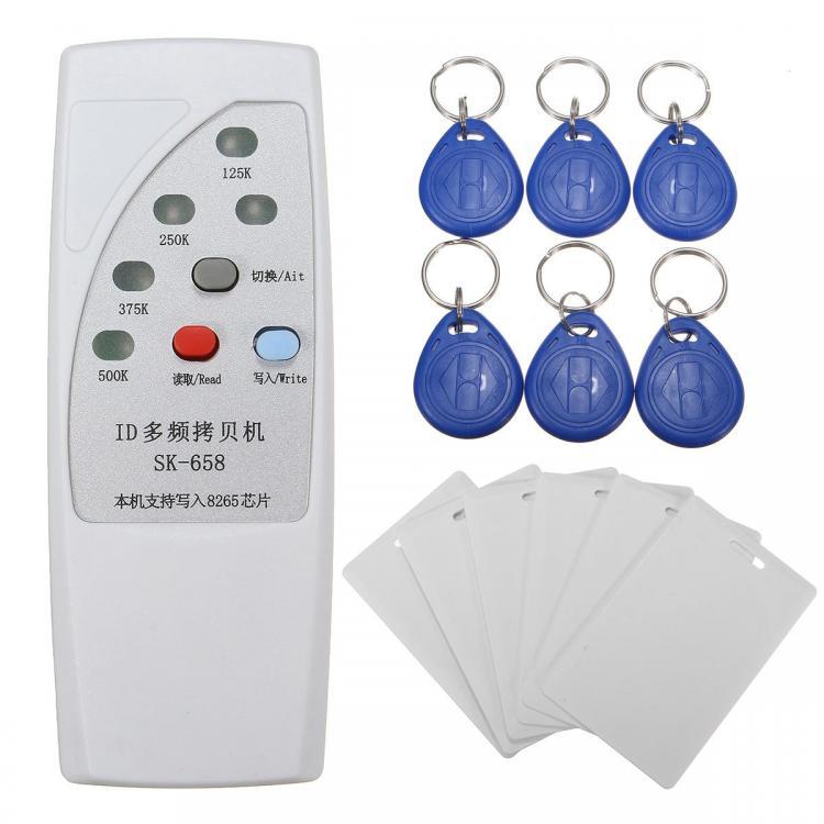 shopping אבטחה והגנה DANIU SK-658 13Pcs 125KHz RFID ID Card Reader Writer Copier Duplicator with 6 Cards/Tags Kit