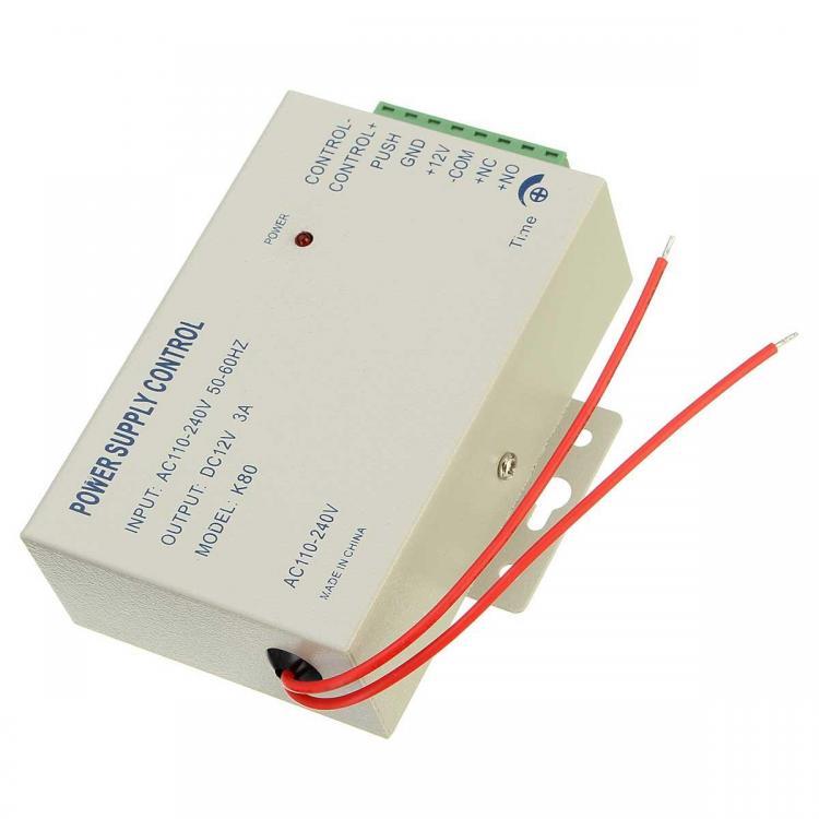 shopping אבטחה והגנה DC 12V Power Supply Control Switch Door Access Control System 3A / AC 110-240V