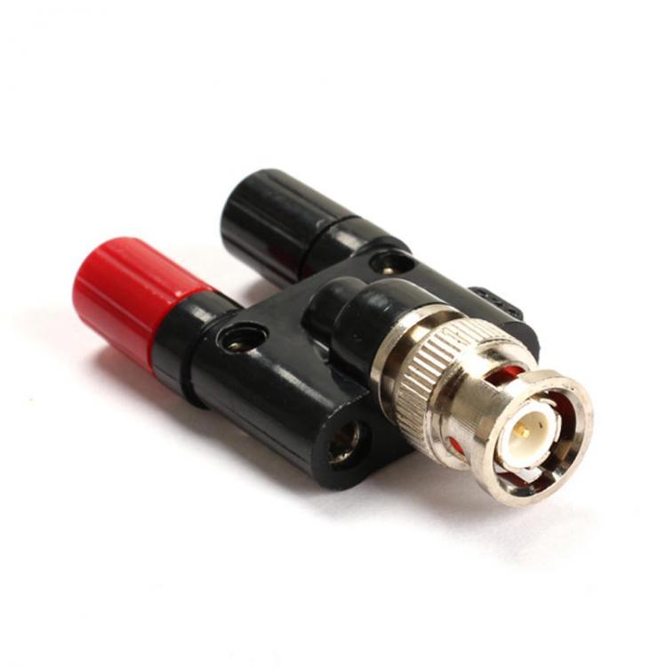 shopping אבטחה והגנה BNC Male to Dual Binding Posts Banana Connector Plug Test Adapter