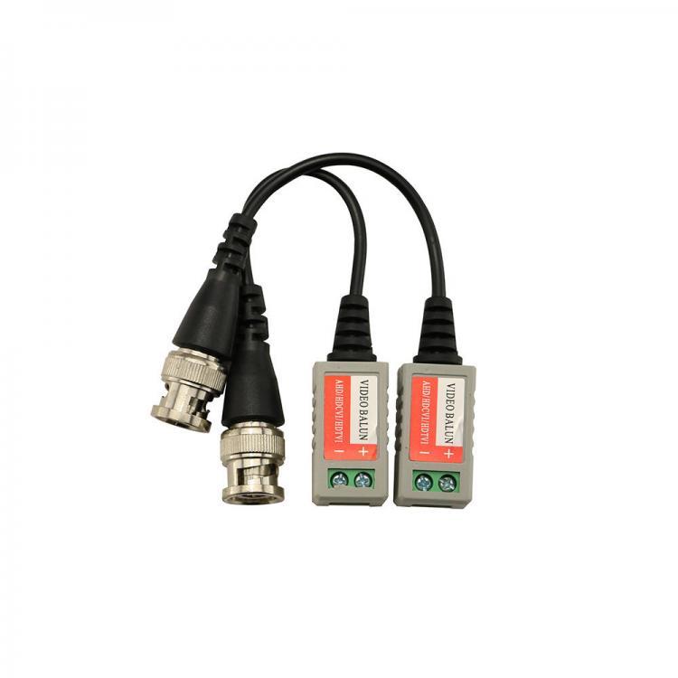 shopping אבטחה והגנה 2Pair HD 720P/1080P AHD HDCVI HDTVI BNC Connector To UTP Cat5/5e/6 Video Balun Passive Transceivers Transmitter 200m 2N22
