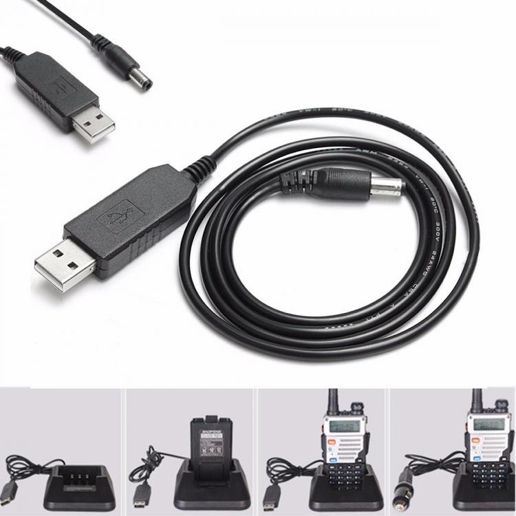 shopping אבטחה והגנה USB Charger Cable for BAOFENG UV-5R UV-5RA UV-5RB UV-5RE TYT Radio