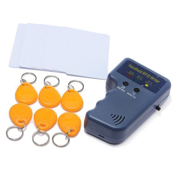 shopping אבטחה והגנה RFID 125KHz EM4100 ID Card Copier with 6 Writable Tags and 6 Cards
