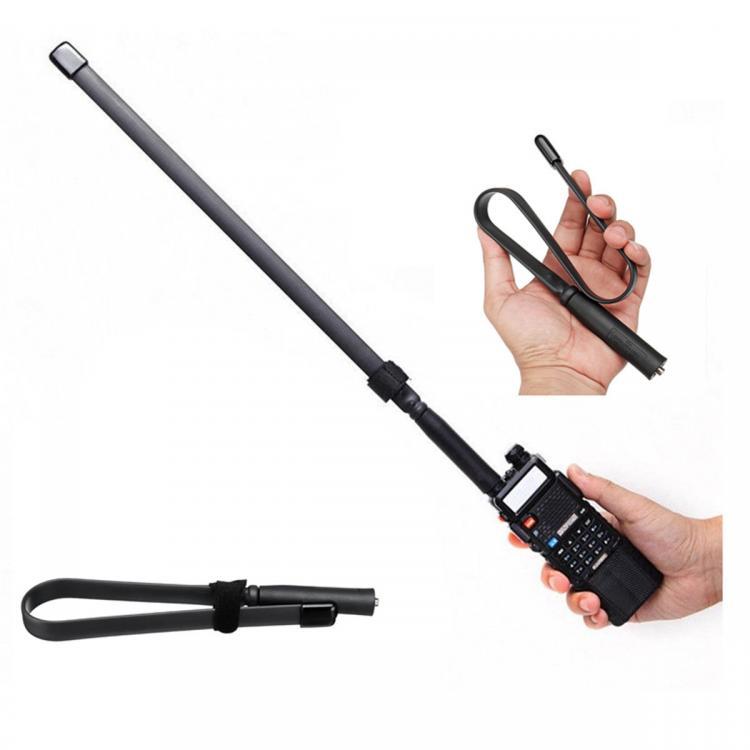 shopping אבטחה והגנה Tactical Antenna SMA-Female Dual Band VHF UHF 144/430Mhz for Baofeng UV-5R/82