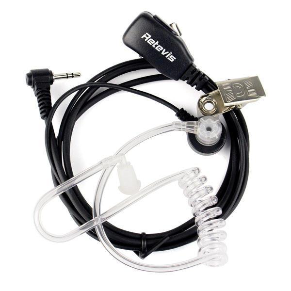 shopping אבטחה והגנה Retevis T-001 Headset Walkie Talkie 1 Pin Inera PTT MIC Noise Reduction Covert Air Acoustic Tube For Motorola T6200C/T5800 C9027