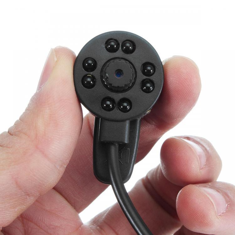 shopping אבטחה והגנה Mini CCTV Infrared Night Vision DIY Camera SPY Hidden Wired IR Camera