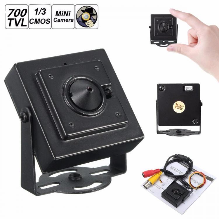 shopping אבטחה והגנה Mini Pinhole HD 700TVL 1/3" 3.7mm Wide Angle Board Lens CCTV Security PAL Camera