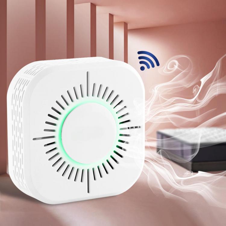 shopping אבטחה והגנה 3 in 1 C50W Smoke Detector Sound Light &amp; Sound Alarm Wireless 433 Transmission