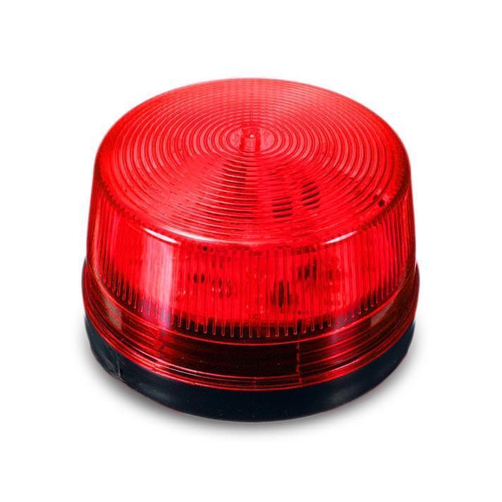 shopping אבטחה והגנה DC 12V Mini Wired Strobe Siren Signal Warning Light Flash LED Lamp Highlight Alarm Lamp