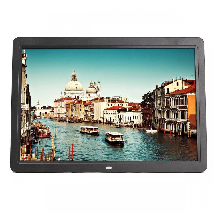 shopping צילום ומצלמות 15.6 Inch Full HD Digital Photo Frame Picture LED Media Movie Album Play with Remote Control