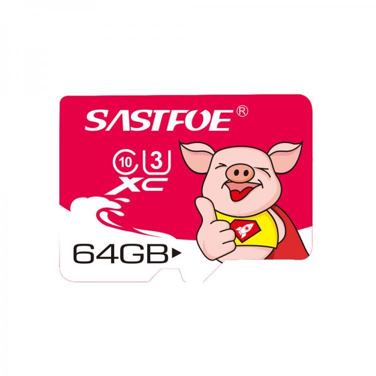 shopping צילום ומצלמות SASTFOE Year of the Pig Limited Edition U3 64GB TF Memory Card
