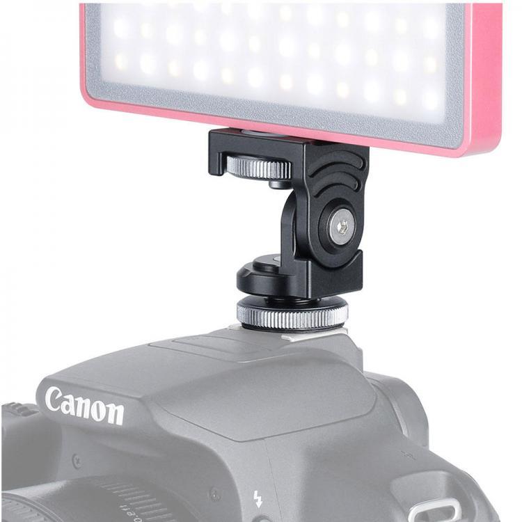 shopping צילום ומצלמות VIJIM VK-2 360 Degree Rotation Hot Shoe Cold Shoe Mount Bracket Holder for DSLR Camera