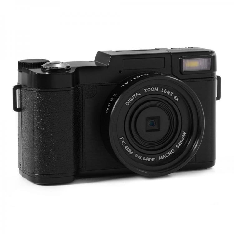 shopping צילום ומצלמות Amkov CDR2 24MP 1080P 4X Zoom Digital Camera with 52mm Lens Screw Adapter