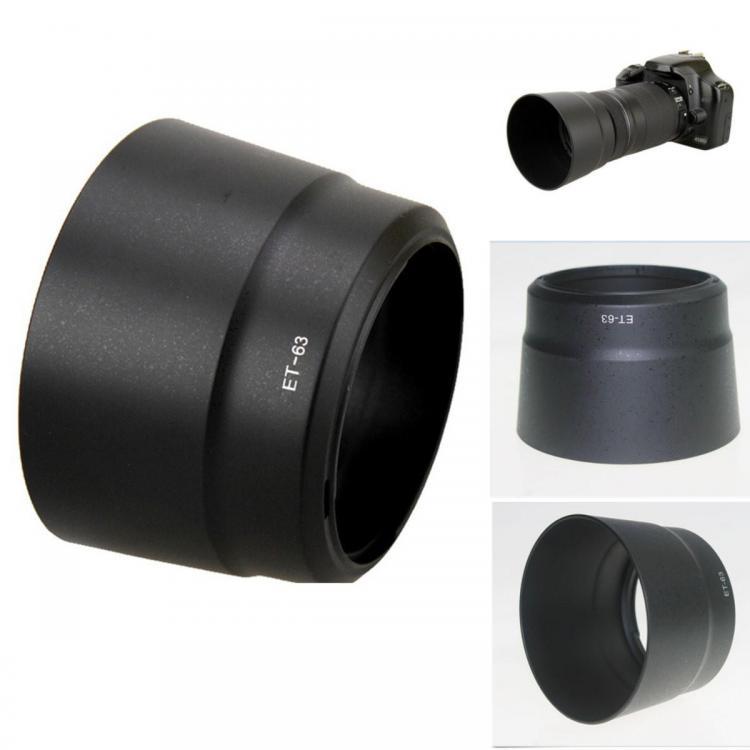 shopping צילום ומצלמות 58mm ET-63 Camera Lens Hood Replacement For Canon EF-S 55-250mm f/4-5.6 IS STM