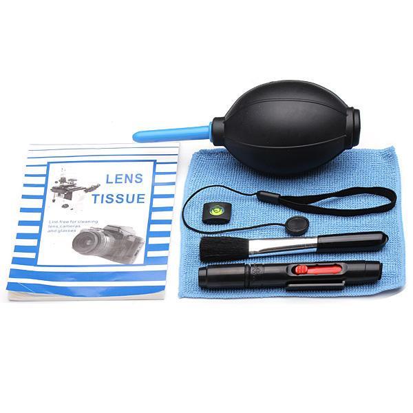 shopping צילום ומצלמות 7 In 1 Camera Lens Cleaning Kit Hot Shoe Spirit Lens Cloth Brush Pen
