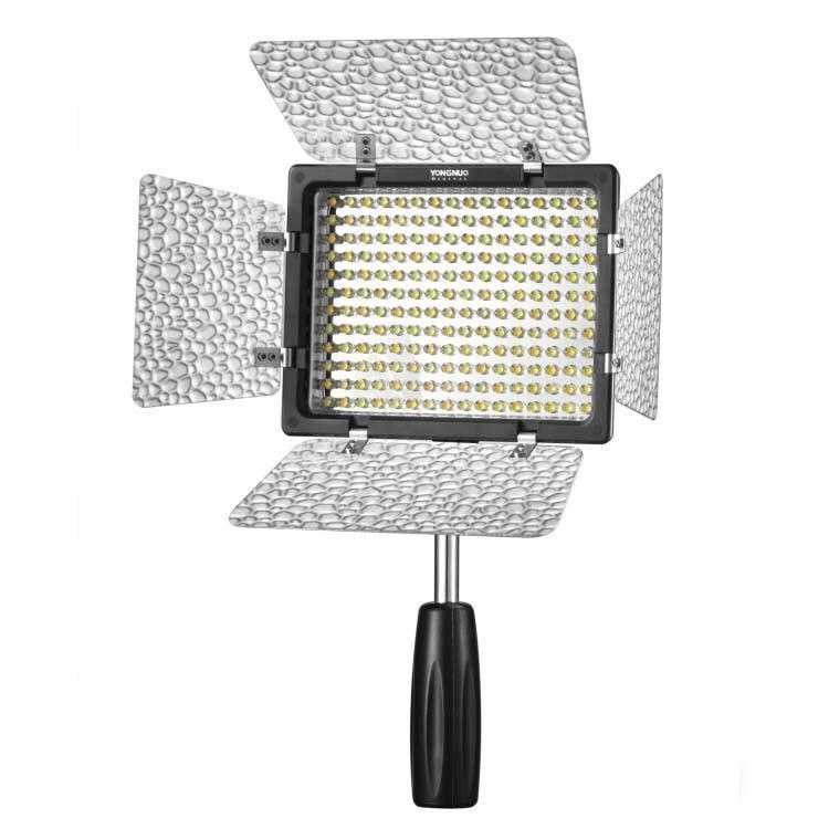 shopping צילום ומצלמות Yongnuo YN160 III LED Adjustable Luminance Photography Video Light Bi-color Temperature 3200K 5500K