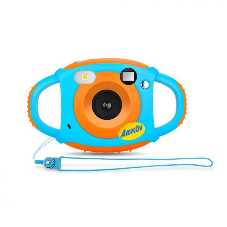 shopping צילום ומצלמות Amkov FP+ 1.77 Inch HD Color Screen 5MP Self-Portrait Mirror Design Mini Children Kid Camera