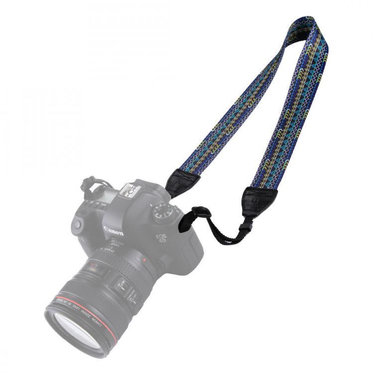shopping צילום ומצלמות PULUZ PU6008A Retro Ethnic Style Multi-color Series Shoulder Neck Strap for SLR DSLR Cameras