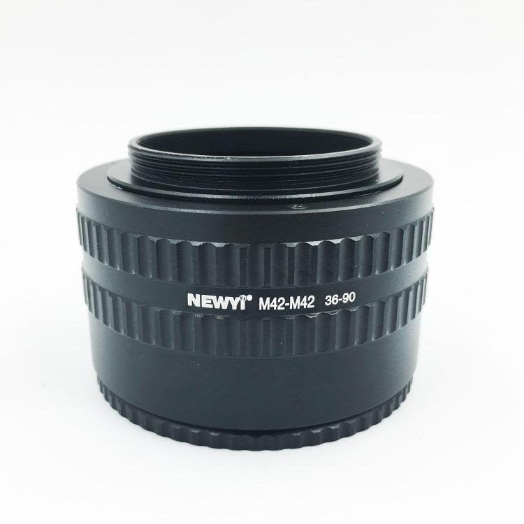 shopping צילום ומצלמות NEWYI M42-M42 Mount Lens Adjustable Focusing Helicoid 36-90Mm Macro Extension Adapter Tube Ring