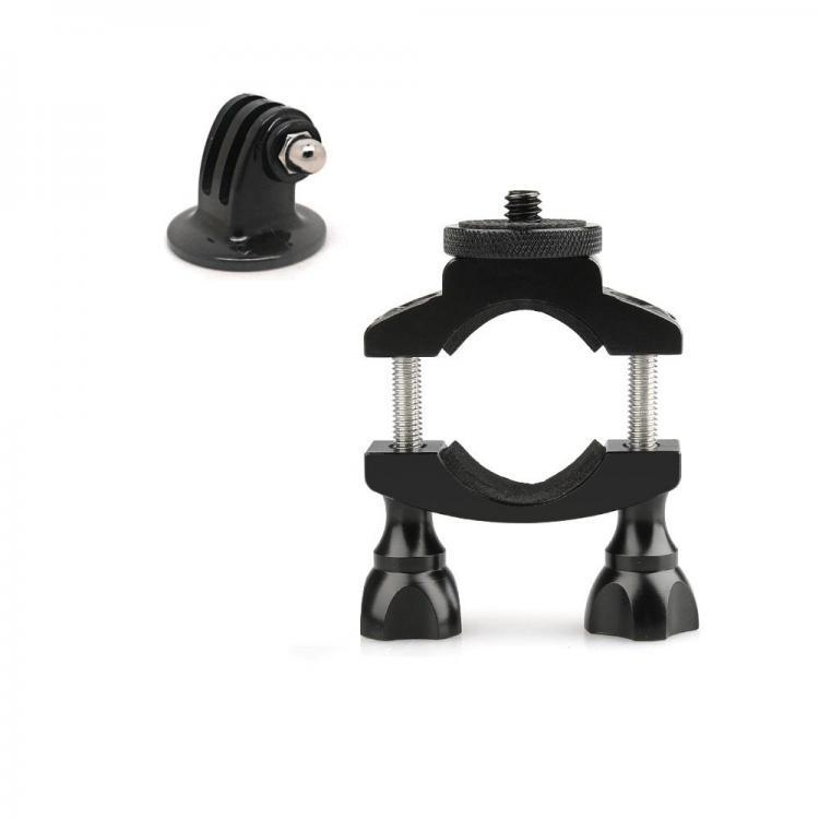 shopping צילום ומצלמות Bicycle Mount Rotatable Bike Handlebar Mount Holder Adapter Bracket for GOPRO SJCAM Xiaomi Yi Eken Sport Cameras for Smartphone Gi