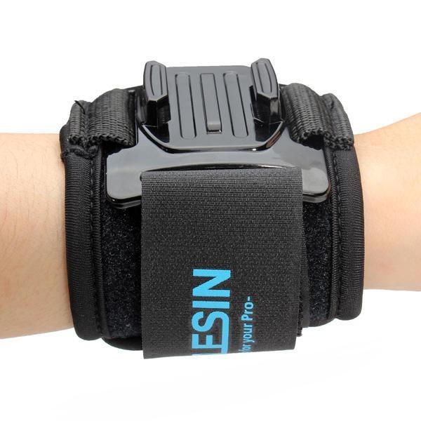 shopping צילום ומצלמות TELESIN 360 Degree Rotation Wrist Hand Strap Mount For Gopro Hero 2 3 3 Plus