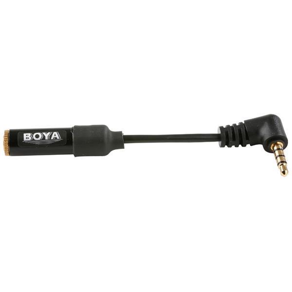 shopping צילום ומצלמות BOYA BY-CIP Microphone Adapter Cable for iPhone iPad for iPod Touch Samsung Galaxy Smartphone
