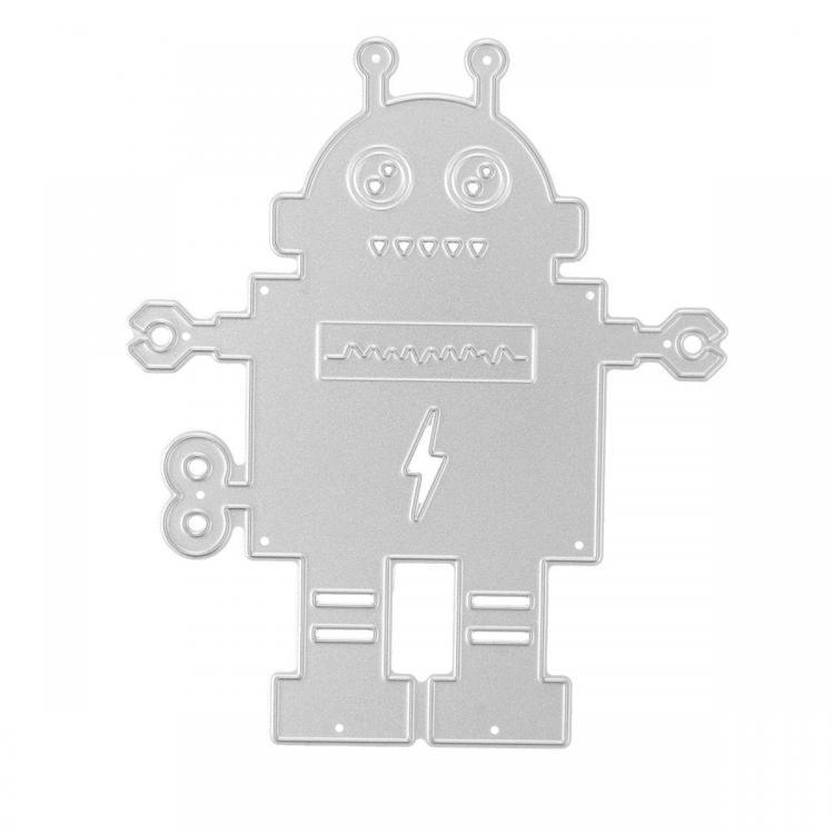 shopping צילום ומצלמות Antenna Robot Pattern DIY Cutting Scrapbook Card Photo Album Paper Embossing Craft Decoration