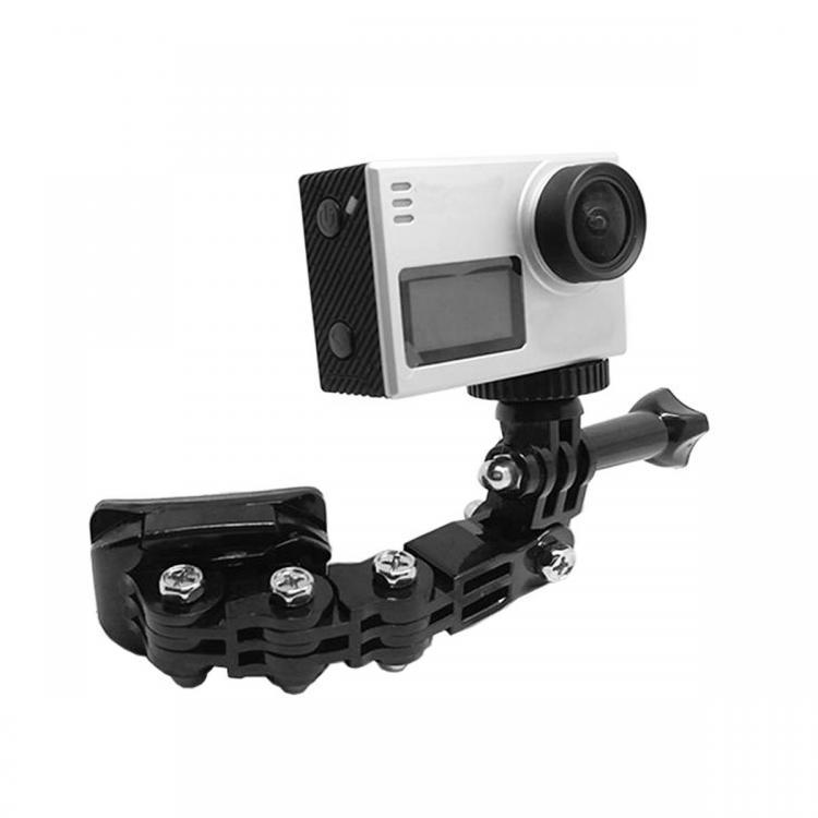 shopping צילום ומצלמות Helmet Jaw Adjustable Arm Mount Holder For Action Sport Camera