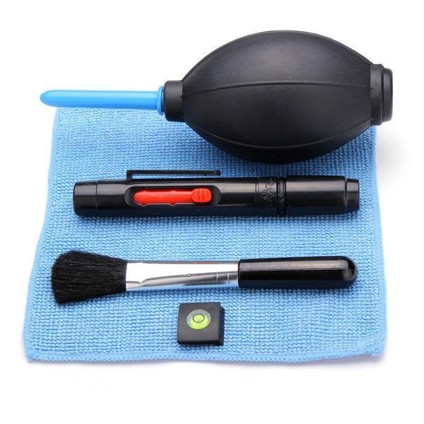 shopping צילום ומצלמות 5 In 1 Camera Cleaning Kit Hot Shoe Spirit Lens Pen Air Blowing Cloth