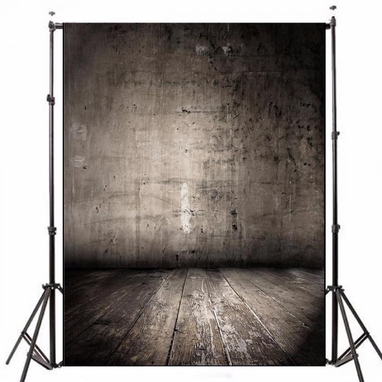 shopping צילום ומצלמות 1.5x2.1m Black Wooden Walls Theme Photography Background Vinyl Fabric