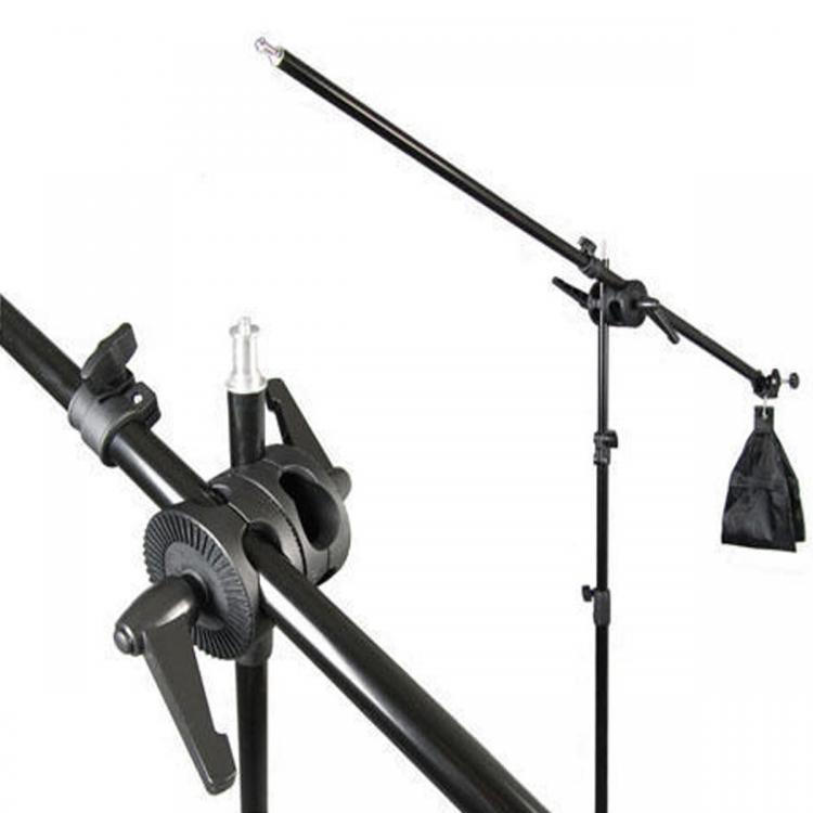 shopping צילום ומצלמות Photography Crossbar Arm Light Stand Sandbag Kit For Studio Photo 75CM-135CM
