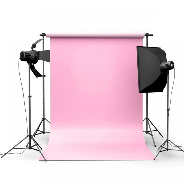 shopping צילום ומצלמות 5x7ft Pure Pink Photography Background Cloth Backdrop For Studio