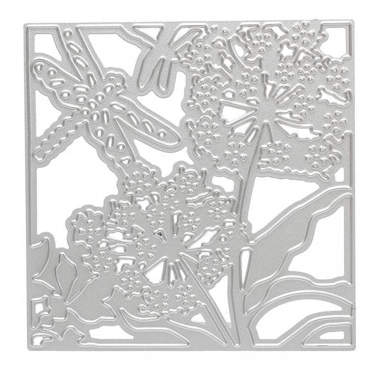 shopping צילום ומצלמות Flower Dragonfly Cutting Dies Stencil DIY Scrapbook Photo Album Cards Paper Decor Craft