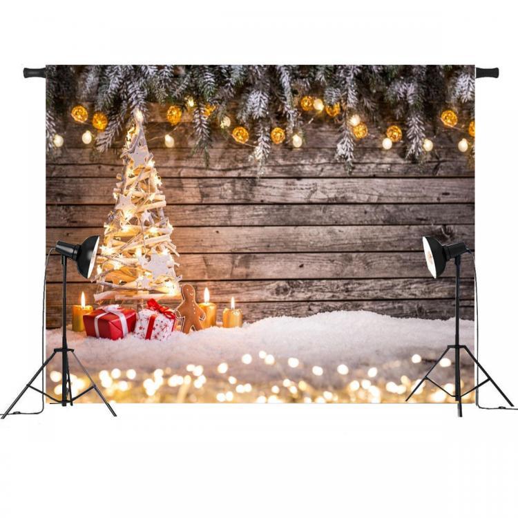 shopping צילום ומצלמות 7x5FT Romantic Christmas Tree Light Decor Photography Backdrop Studio Prop Background