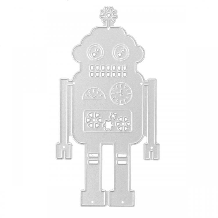 shopping צילום ומצלמות Robot Pattern DIY Cutting Scrapbook Card Photo Album Paper Embossing Craft Decoration