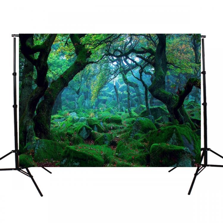 shopping צילום ומצלמות 5x3FT Nature Jungle Forest Tree Photography Background Backdrop Studio Props