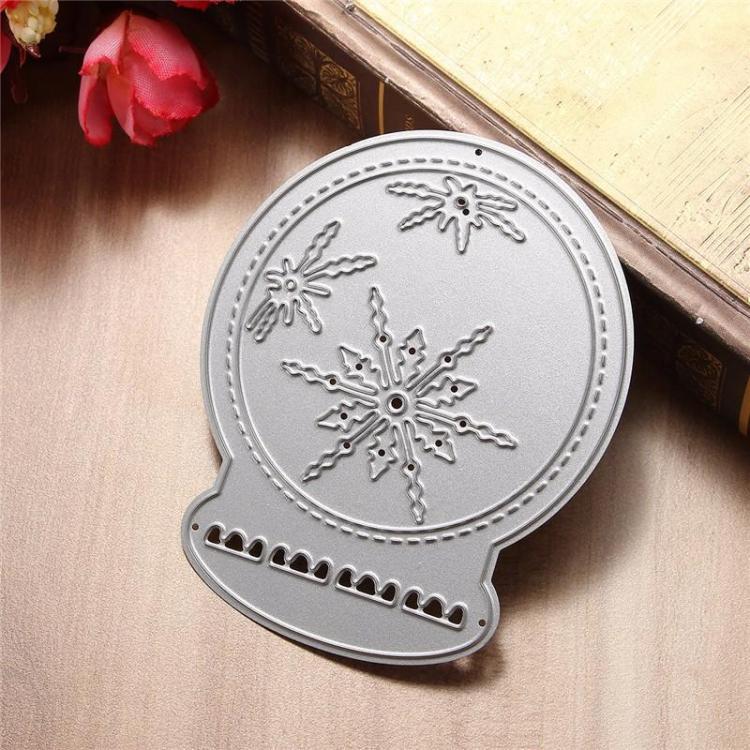 shopping צילום ומצלמות Crystal Ball Metal Cutting Dies Stencil Scrapbook Card Album Paper Craft Decoration