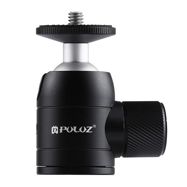 shopping צילום ומצלמות PULUZ PU384 Mini 360 Degree Rotation Metal Tripod Ball Head with 1/4 Standard Screw Thread