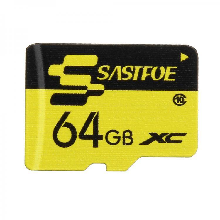 shopping צילום ומצלמות SASTFOE C10 64GB TF Memory Card